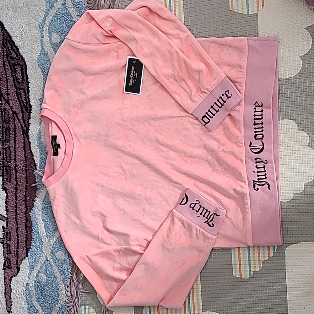 NWT Jiucy Couture jacquard Rib Pullover - M